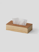 Flap tissue box